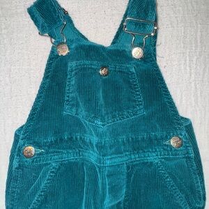 The Jetset Diaries Blue Corduroy Overalls